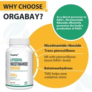 Liposomal Nicotinamide Riboside 2000 MG with TMG and Pterostilbene by orgabay