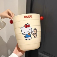 多巴胺kitty猫垃圾桶高颜值大容量厨房客厅宿舍卫生间办公室纸篓Dopamine Kitty Cat Garbage Can High BeautyS3GfV7cz1my20250813