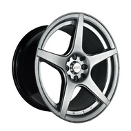 XXR 17 inch 9JJ 4X100 4X114.3 ET27 CAR SPORT RIMS CHEAP WHEELS HYPER BLACK MATT GUNMETAL MATT BLACK 
