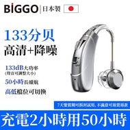 BIGGO 133dB Hearing aids Hearing Amplifier, Senior Headphones, Sound Collector, Cost-Effective Recha
