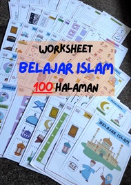 100 HAL Worksheet Anak ISLAMI BELAJAR AGAMA ISLAM Buku untuk TK PAUD Playgroup Preschool