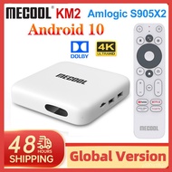 Mecool KM2 Smart TV Box Android 10  Certified 2GB RAM 8GB ROM B3.0 BT4.2 2T2R Dual Wifi HDR10 4K Set Top Box