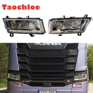 1Pair led fog lights For Scania R650 G500 S730 S500 P500 truck led fog light 24V 2552715 2552718 RH 2552717 2552714 LH