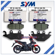 SYM 185 VF3i / VF3I BREK PAD DEPAN / BELAKANG SYM TAIWAN VF3I BRAKE PAD break pad sym vf3i