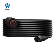 10FT Extension Cable for  Outdoor Flood Lights and Spot Lights,Waterproof 4Pin Extension Cord for  H