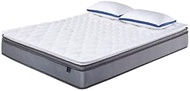 Somnuz Comfort Night 12 Inch Teflon Fabric Latex Individual Pocketed Spring Mattress (Super Single)