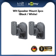 Goobay WH SpeakerMount 2pcs (Black / White)