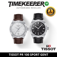 Tissot PR 100 Sport Gent Men's Watch (Leather Strap) - 2 Years Warranty