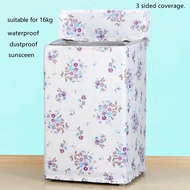 Ready stock Washing machine cover, 16kg top load cover washing machine, dustproof, waterproof, sun-p