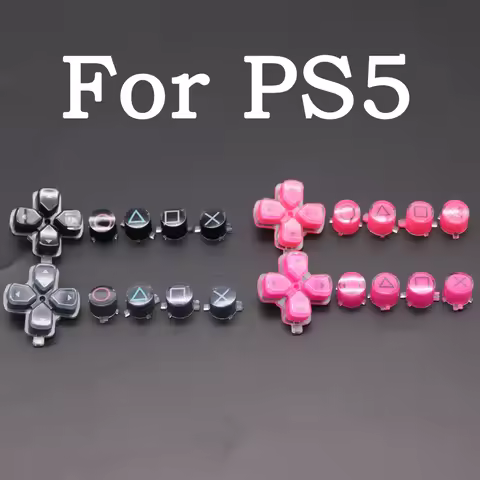 D-pad Move Action Cross Dpad Key ABXY Button Set Repair Part Replacement For Sony Dualsense 5 PS5 Co