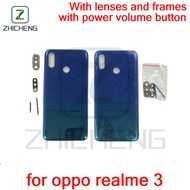 สำหรับ OPPO Realme 3ฝาหลังใหม่ประตูแบตเตอรี่เคสด้านหลังตัวเรือนด้านหลัง