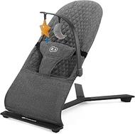 Kinderkraft Mimi Portable Baby Bouncer, Safe and Ergonomic Bouncer Seat With Spine Support and an Ad