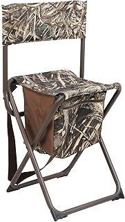 PORTAL Folding Seat, Lightweight Backrest Stool Hunting Fishing Chair with Storage Pocket for Campin