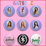 GG3 KATSEYE Tinplate Badge 2nd EP Album BEAUTIFUL CHAOS Gnarly MANON Bags Accessories Stars Peripher