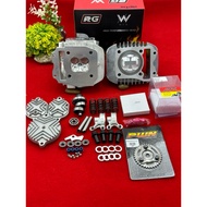 Set Of 125iled Piston 59/4 Valve Rg Lhk 13 Mm Bolt Long Cylinder Sleeve Can Be Used With All 125iled