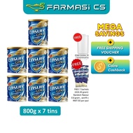 (NEW PACKING) Abbott Ensure Gold Wheat 800g x 7 tins + FREE Container + 7 Sachets EXP:03/2027