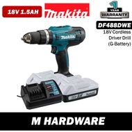 Makita DF488DWE /DF488DZ 18V(G-Battery) Cordless Driver Drill 13mm (1/2")