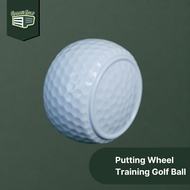 Putting Wheel Training Golf Ball - Flat Golf Ball Swing Practice