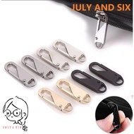 JULY&SIX JULY AND SIX Zipper Pull Replacement, 1 or 9 Pieces Detachable Zipper Pull Tabs with Extend