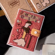 Isar 36k Dinosaur Plush Notebook Plastic Case Notebook Handbook Student Diary Isar 36k Dinosaur Plus