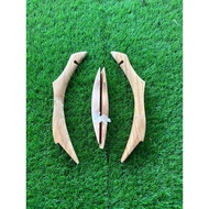 siyah turkish dan handle kayu jati ready stok alatan membuat busur tradisional