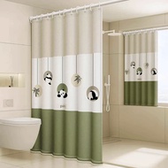 200x200cm Waterproof PEVA Shower Curtain equipped with iron ring hooks Shower Curtain