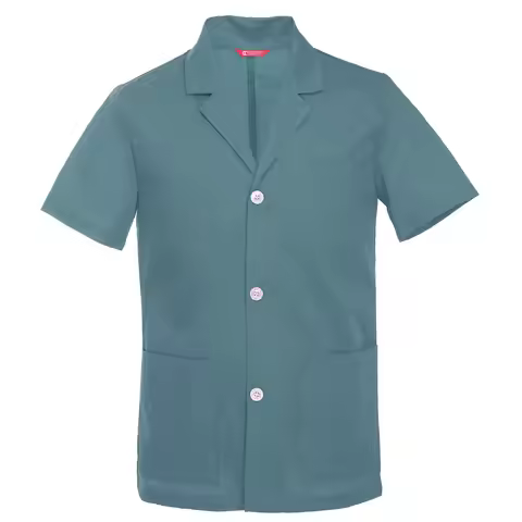 Men's 31 Inch Consultation Short Sleeve Lab Coat