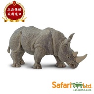 Safari Ltd Authentic White Rhinoceros Wildlife model Children's Toys 270229 Q3TL