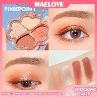 Lucky Four Leaf Eye Shadow Plate Beginners Shiny Pearly Matte Four Color Eye Shadow