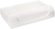 qiuqiu Pillow natural latex pillow cervical massage pillow ergonomic neck massage pillow with wormwood pillowcase