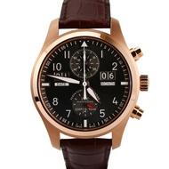 Iwc IWC IWC Pilot Automatic Mechanical Perpetual Calendar Chronograph Rose Gold Men's Watch IW379105