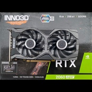 VGA (การ์ดจอ) INNO3D GEFORCE RTX 2060 SUPER TWIN X2 OC - 8GB GDDR6 มือสอง ประกันไทย ไม่มีกล่อง One