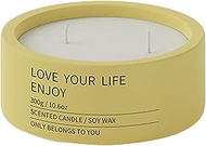 2PC Nordic Minimalist And Creative Ceramic Home Fragrance Candle Cup, Soybean Candle Empty Cup For W