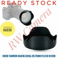 NIKON SONY Tamron HA036 Hood Lens 28-75mm 17-70mm F2.8 DI III rxd Canon Nikonsony 28-75 17-70 mm Cam