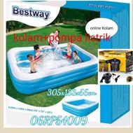 Bestway 54009 pool + Bestway 62056 electric pump