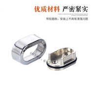[Taiwan Hot Sale] Wardrobe Clothes Rod Fixed Support Seat Clothes Rod Fixed Seat Heart-Shaped Flange
