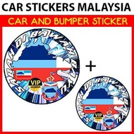 Car Sticker & Bumper Sticker - Team Sabah