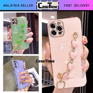 VIVO V7 PLUS V21 V23e T1x Y15s Y15a Y33s Y33T Y71 Y81 fon sarung love chain electroplated soft case 