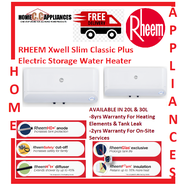 RHEEM Xwell Slim XS-20/30 Classic Plus Electric Storage Water Heater / FREE EXPRESS DELIVERY