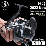 HQ 2024 NEW  Fishing Reels Lizard 3000-10000 Max Drag 40kg Trolling Reel Fishing Reel 13+1BB 4.1:1Gear Ratio  DAIWA Spinning Reel