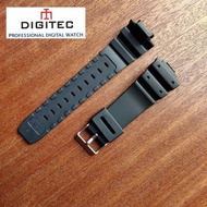 Digitec 3090 watch strap Digitec DG-3090T black watch strap