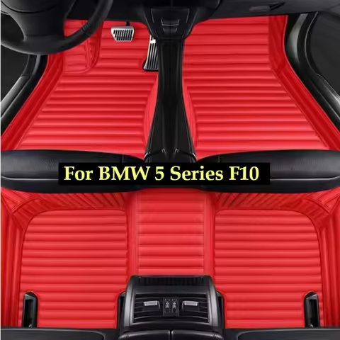 Custom Car Floor Mats For BMW 5 Series F10 2010-2016 All Weather Coche Auto Accessories Foot leather