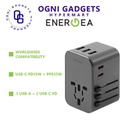 Energea Universal Travel World Adapter 35 With PD 35W, PPS 35W & QC 3.0