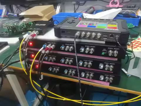 4TX 1RX 3G-SDI EFP Fiber Optic Transmission System