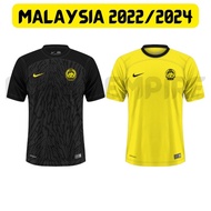 Jersi Bola Sepak Malaysia 23/24 Jersey Malaysia Harimau Malaya Home Away Player &amp; Fan Issue 2022/2024 Jersi Futsal Murah Plus Size Warna Hitam Viral Oversize Soccer Shirt Lelaki