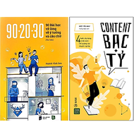 Combo 2Q: 90-20-30 90 Bài Học Vỡ Lòng Về Ý Tưởng Và Câu Chữ + Content Bạc Tỷ  (Chiến Lược Content Ma