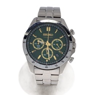 SEIKO mens watches quartz wrist watch analogues GRN SLV 8T63-00D0 Direct from Japan Secondhand