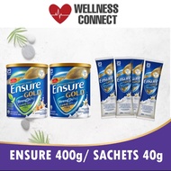 Ensure Gold 400G / Sachets (8x 60G) - Vanilla/ Wheat/ Coffee/ Plant Based (Almond)