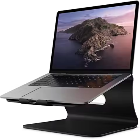 Laptop Stand Aluminum Notebook Holder Riser Heat-Vent for MacBook Air/Pro Dell HP Lenovo Microsoft S