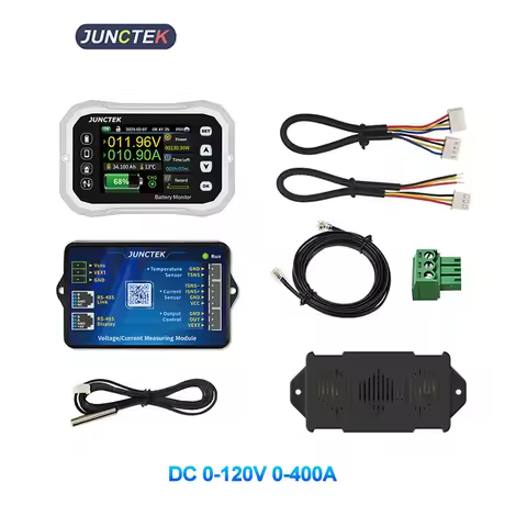 Bluetooth Battery Monitor KH140F DC 0-120V 0-400A Voltage Current Tester Capacity Indicator RV Batte